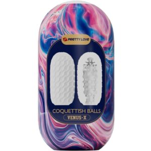 Pretty Love Coquettish Balls Venus — Stroker, White — Male Masturbators — view 4