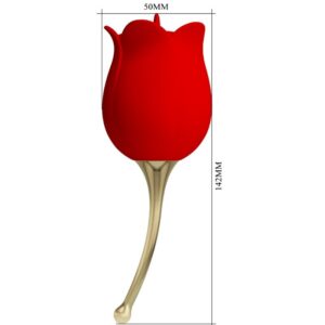 Pretty Love Rose Lover — Tongue Vibrator, Rechargeable, Red — Clitoral Stimulators — view 2