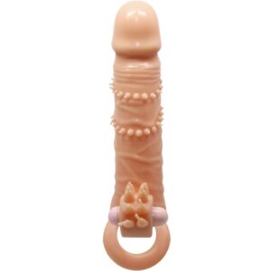 Pretty Love Connor — Vibrating Penis Sleeve, Natural — Couples — view 4