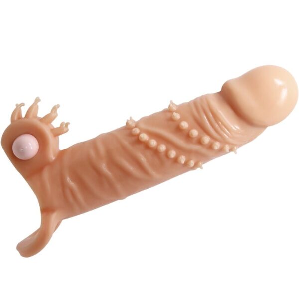 Pretty Love Connor — Vibrating Penis Sleeve, Natural — Couples