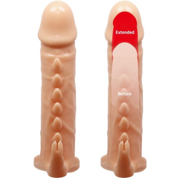 Pretty Love Emmit — Penis Extension Sleeve, Natural — Penis Accessories — view 5