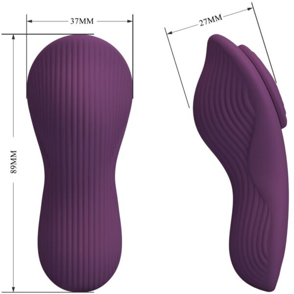 Pretty Love Mane — Lay-On Vibrator, App-Controlled, Purple — App-Controlled Sex Toys — view 3