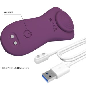Pretty Love Mane — Lay-On Vibrator, App-Controlled, Purple — App-Controlled Sex Toys — view 4