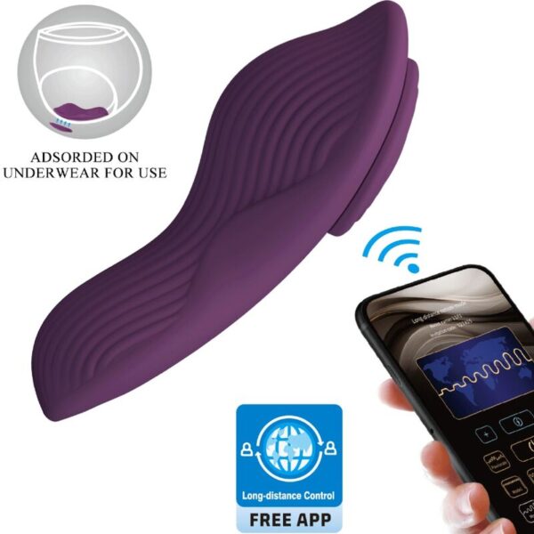 Pretty Love Mane — Lay-On Vibrator, App-Controlled, Purple — App-Controlled Sex Toys