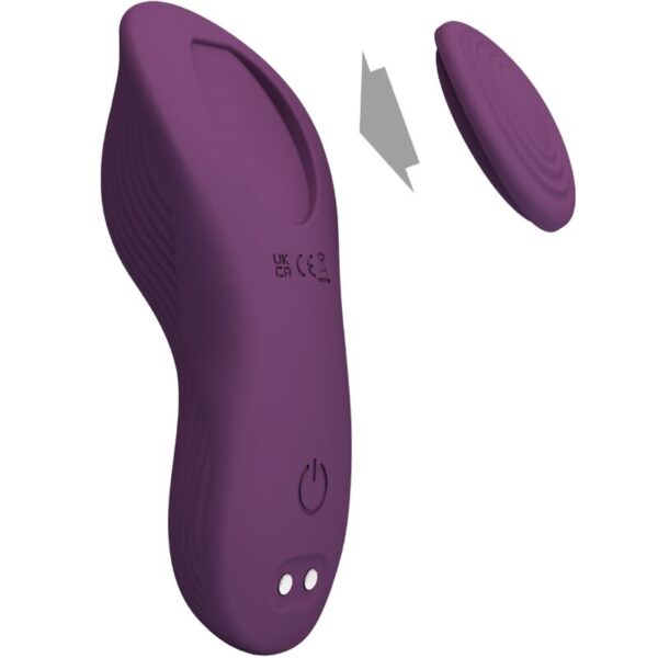 Pretty Love Mane — Lay-On Vibrator, App-Controlled, Purple — App-Controlled Sex Toys — view 5