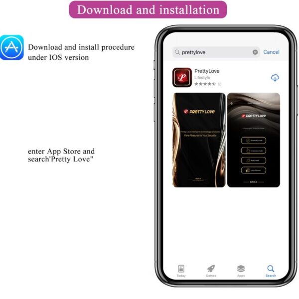 Pretty Love Franz — Couples Vibrator, App-Controlled, Purple — App-Controlled Sex Toys — view 2