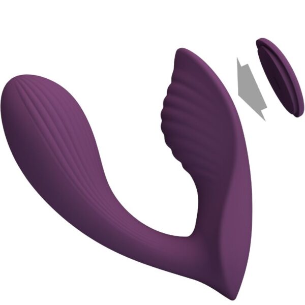 Pretty Love Franz — Couples Vibrator, App-Controlled, Purple — App-Controlled Sex Toys — view 5