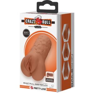 Crazy Bull Scarlet Double Hole — Male Masturbator, Waterproof — Manual Strokers — view 3