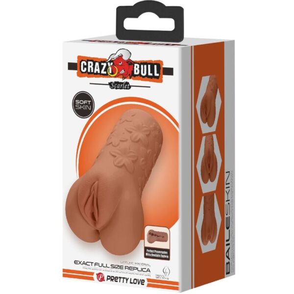 Crazy Bull Scarlet Double Hole — Male Masturbator, Waterproof — Manual Strokers — view 3