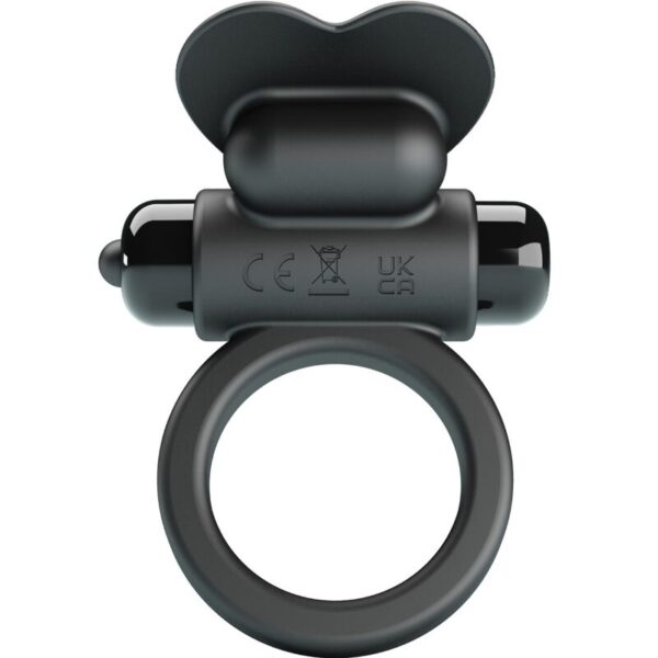 Pretty Love Debonaire — Vibrating Cock Ring, Black — Cock Rings