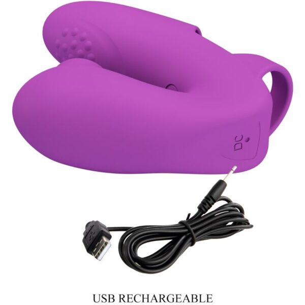 Pretty Love Athena — Finger Vibrator, Rechargeable, Purple — Clitoral Stimulators — view 3