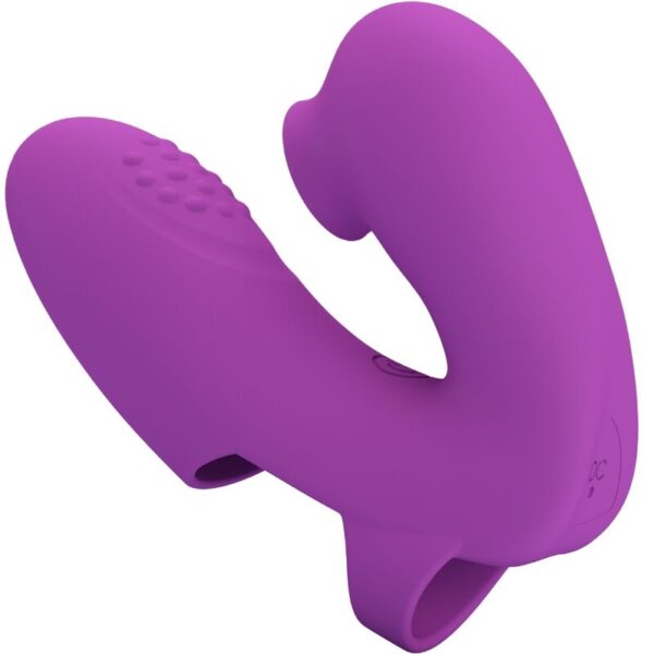 Pretty Love Athena — Finger Vibrator, Rechargeable, Purple — Clitoral Stimulators