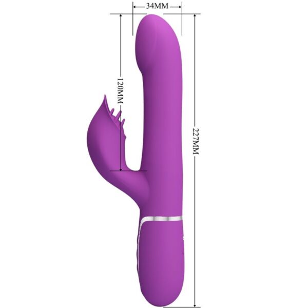 Pretty Love — Rabbit Vibrator, Silicone, Purple — Rabbit Vibrators — view 4