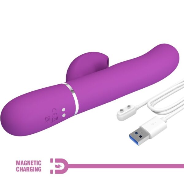 Pretty Love Perlita — Rabbit Vibrator, Waterproof, Purple — Rabbit Vibrators — view 6