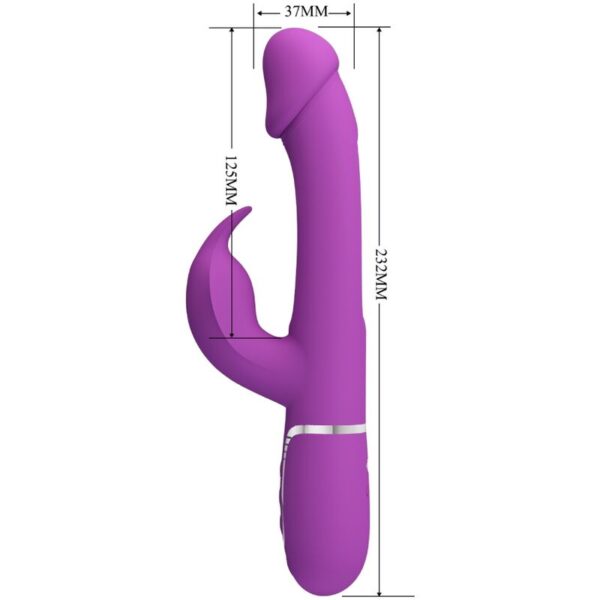 Pretty Love Kampas — Rabbit Vibrator, Rechargeable, Purple — Rabbit Vibrators — view 5