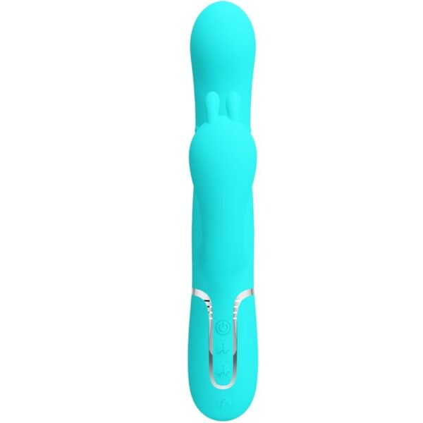 Pretty Love Cammy — Rabbit Vibrator, Silicone, Blue — Rabbit Vibrators — view 9