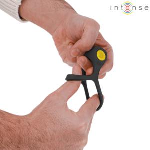 Intense Alex — Vibrating Cock Ring, Remote Control, Black — Cock Rings — view 3