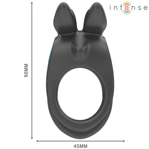 Intense Sam — Vibrating Cock Ring, Remote Control, Black — Cock Rings — view 4
