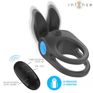 Intense Sam — Vibrating Cock Ring, Remote Control, Black — Cock Rings — view 3