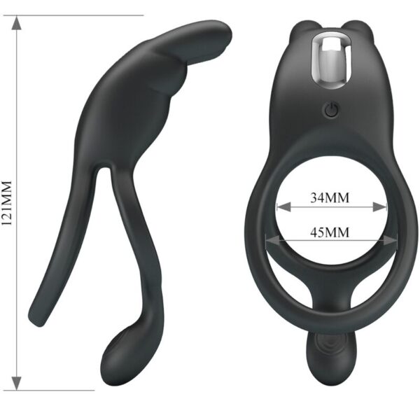 Pretty Love Seth Double — Vibrating Cock Ring — Cock Rings — view 6