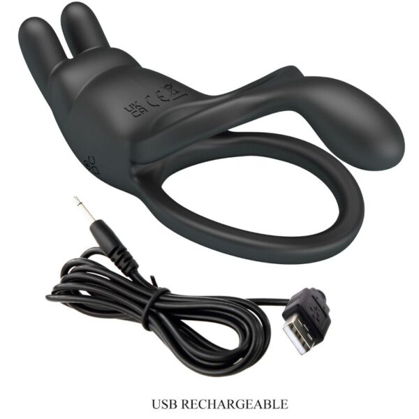 Pretty Love Seth Double — Vibrating Cock Ring — Cock Rings — view 8