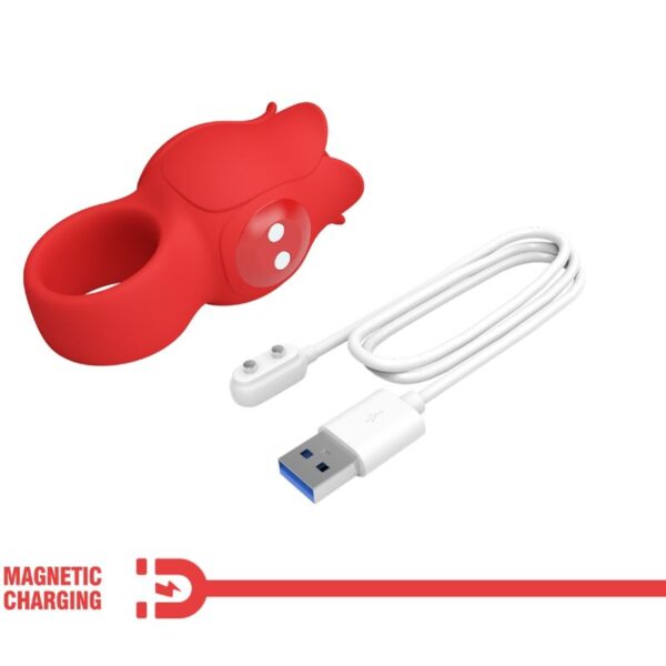 Pretty Love Jae — Finger Vibrator, Rechargeable, Red — Clitoral Stimulators — view 8