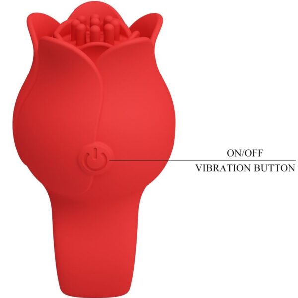 Pretty Love Jae — Finger Vibrator, Rechargeable, Red — Clitoral Stimulators — view 7