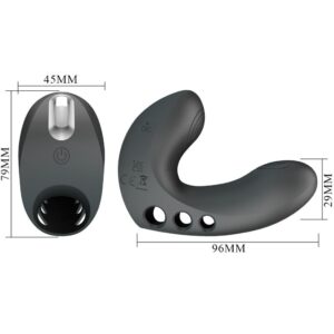 Pretty Love Camelia — Finger Vibrator, Rechargeable, Black — Clitoral Stimulators — view 2