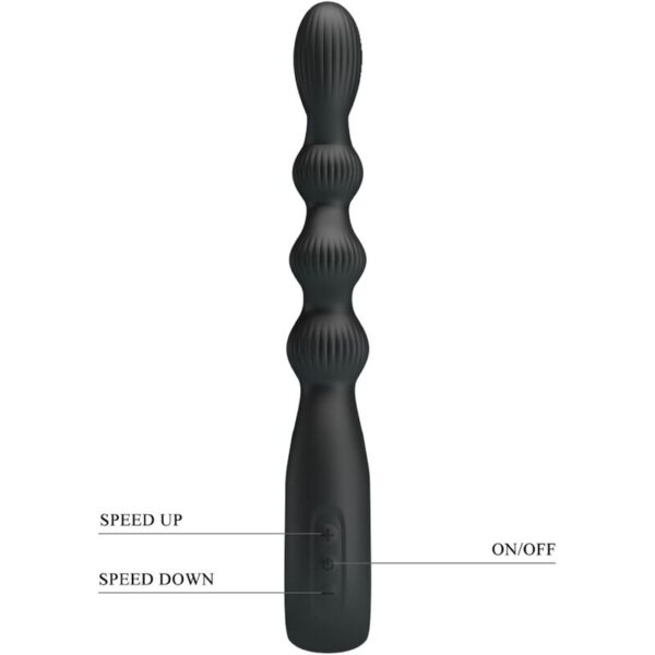 Pretty Love Federer — Anal Vibrator, Rechargeable, Black — view 5