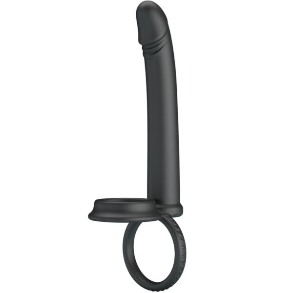 Pretty Love Dillion — Cock Ring, Double Penetration, Black — Cock Rings — view 3