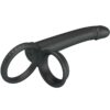 Pretty Love Dillion — Cock Ring, Double Penetration, Black — Cock Rings