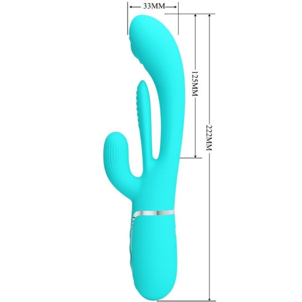 Pretty Love Shania — Rabbit Vibrator, Rechargeable, Blue — Rabbit Vibrators — view 10