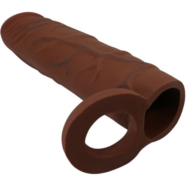 Pretty Love Kaile — Penis Extension Sleeve, Brown — Penis Accessories — view 3