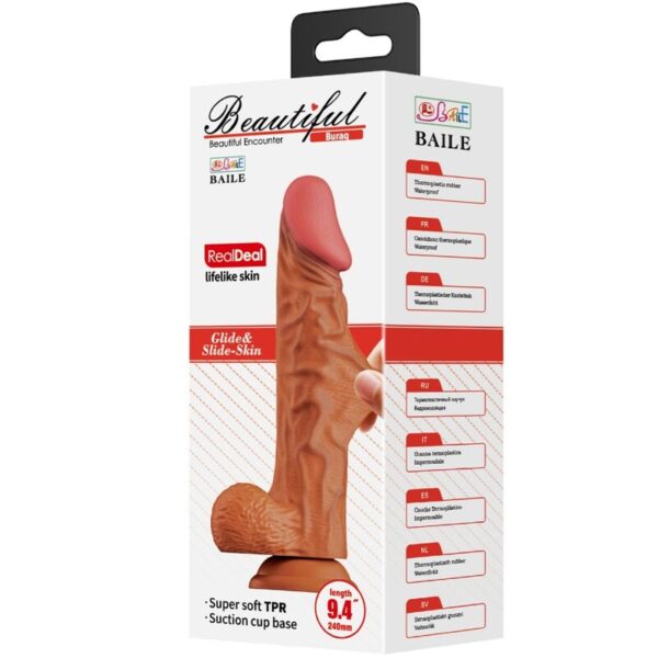 Baile Buraq — Realistic Dildo, Suction Cup, 24 cm — Dildos — view 6