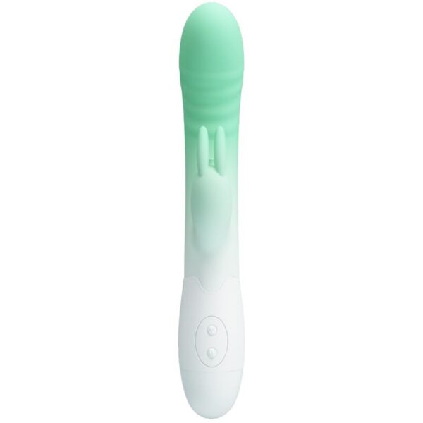 Pretty Love Cerberus — Rabbit Vibrator, Silicone, Green — Rabbit Vibrators — view 2