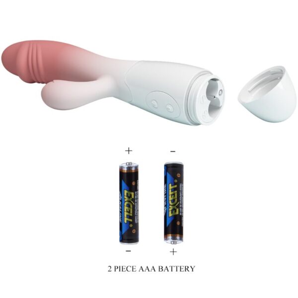 Pretty Love Snappy — Rabbit Vibrator, Silicone, Pink — G-Spot Vibrators — view 6