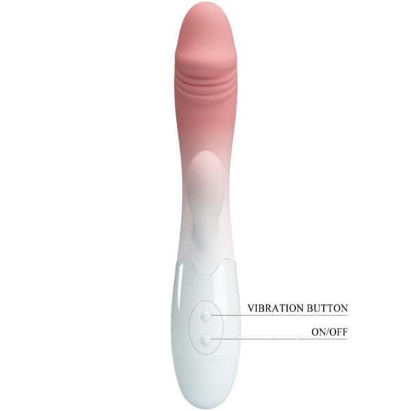 Pretty Love Snappy — Rabbit Vibrator, Silicone, Pink — G-Spot Vibrators — view 7