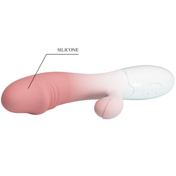 Pretty Love Snappy — Rabbit Vibrator, Silicone, Pink — G-Spot Vibrators — view 2