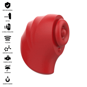 Intense Donnie — Clit Sucker, Waterproof, Red and Green — Air Pulse Vibrators