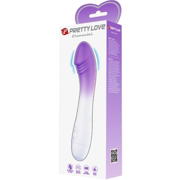 Pretty Love Elemental — G-Spot Vibrator, Lilac and White — G-Spot Vibrators — view 6
