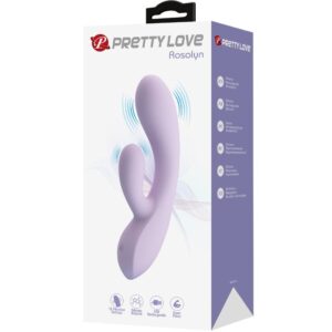 Pretty Love Rosolyn — Rabbit Vibrator, Rechargeable, Purple — Rabbit Vibrators — view 2