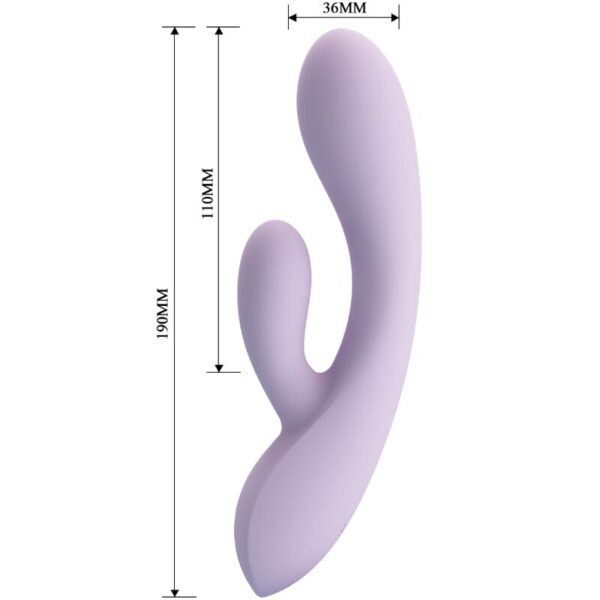 Pretty Love Rosolyn — Rabbit Vibrator, Rechargeable, Purple — Rabbit Vibrators — view 5