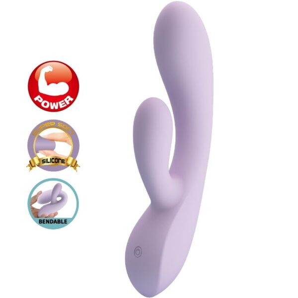 Pretty Love Rosolyn — Rabbit Vibrator, Rechargeable, Purple — Rabbit Vibrators