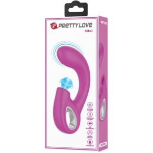Pretty Love Sibel — Rabbit Vibrator, Rechargeable, Purple — G-Spot Vibrators — view 3