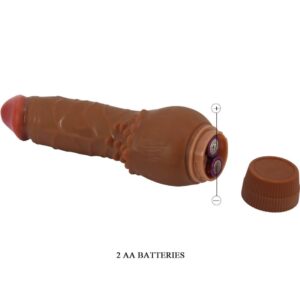 Baile Barbara — Realistic Vibrator, 19.5 cm, Brown — Realistic Vibrators — view 2