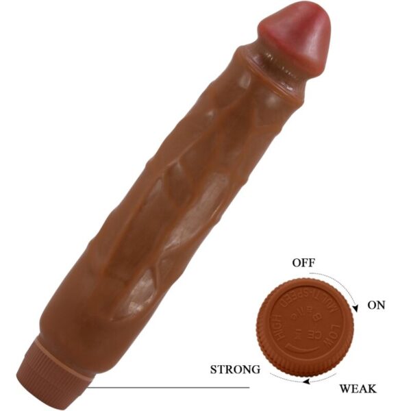Baile Jack — Realistic Vibrator, 26 cm, Brown — Realistic Vibrators — view 4
