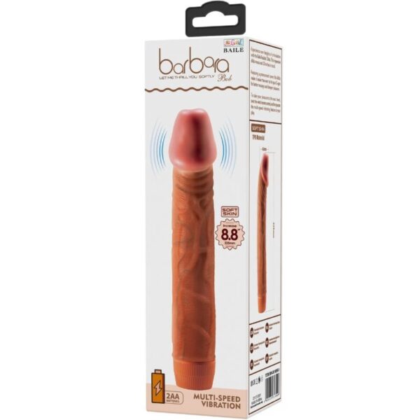 Baile Bob — Realistic Vibrator, 22.5 cm, Brown — Realistic Vibrators — view 6