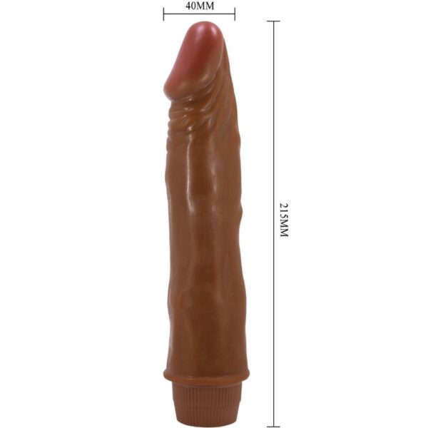 Baile Dwarf — Realistic Vibrator, 21 cm, Brown — Realistic Vibrators — view 3