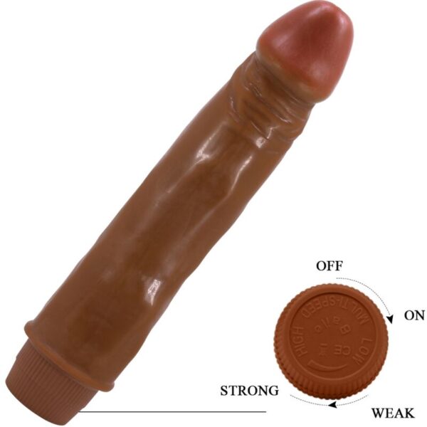 Baile Dwarf — Realistic Vibrator, 21 cm, Brown — Realistic Vibrators — view 5