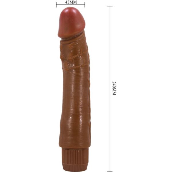 Baile Dybbuk — Realistic Vibrator, 24 cm, Brown — Realistic Vibrators — view 5
